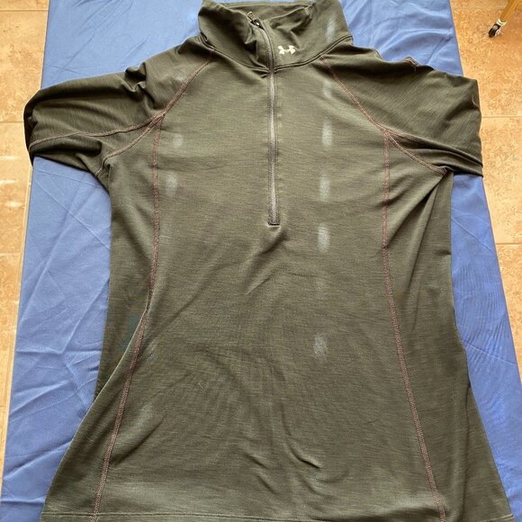 Under Armour Jacket Women’s Small Heat Gear Zip Pullover Dri-fit Lightweight MED - Picture 3 of 5
